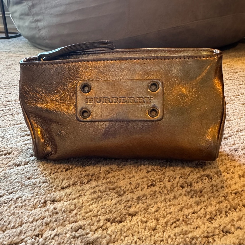 Burberry Shimmering Bronze Clutch